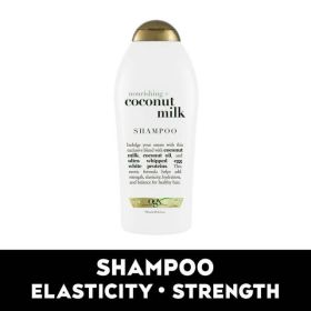 OGX Nourishing + Coconut Milk Moisturizing Daily Shampoo with Egg White Protein, 25.4 fl oz