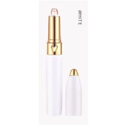 Beginner Portable Painless Ladies Fashion Makeup Remover Epilator Razor Trimmer Automatic Electronic Eyebrow Trimmer (Color: White)